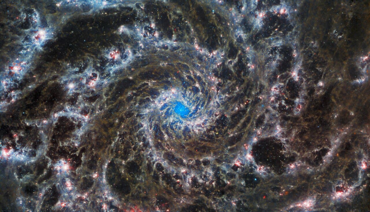 ファントム銀河 (Phantom Galaxy) の観測画像