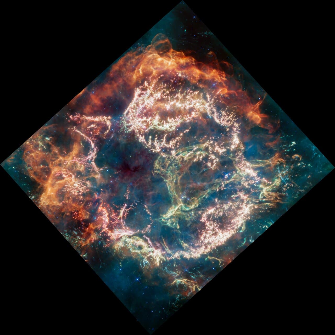 カシオペヤ座 A (Cassiopeia A) の観測画像
